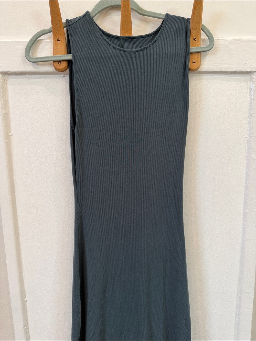 Quince Teal Tank Dress - Women